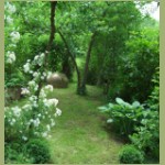 Romantische Garten-Nische